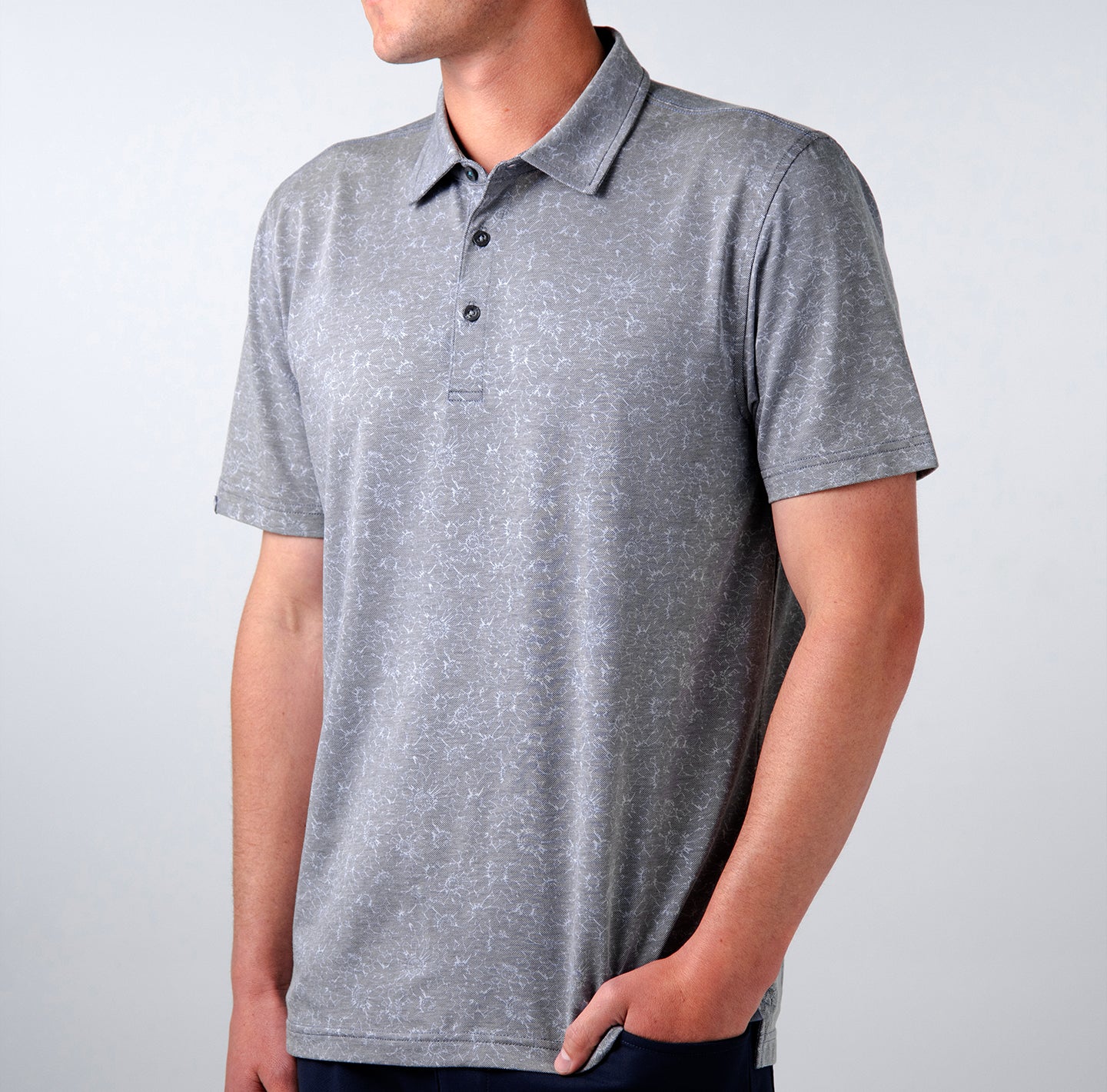 Printed Tremont Polo