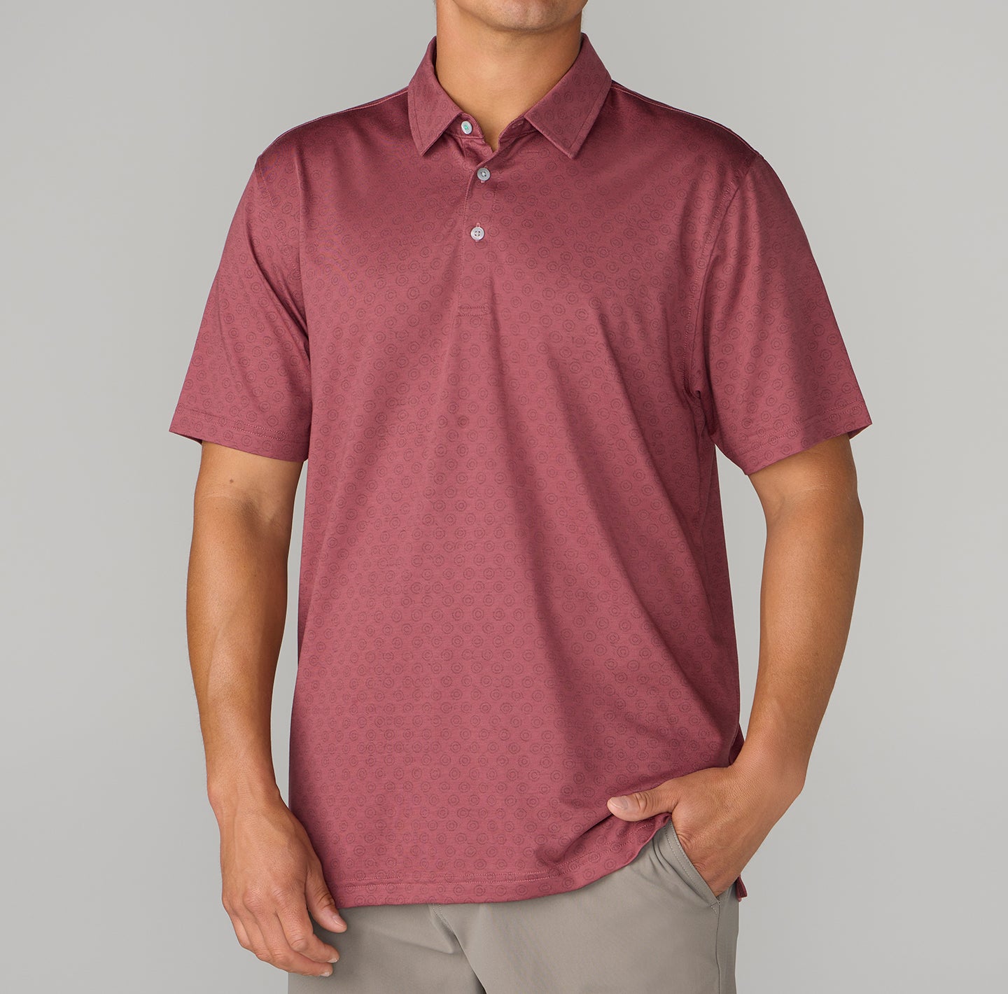 Printed Tremont Polo